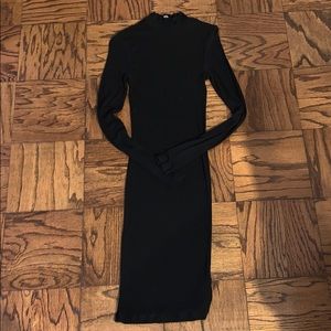 Black ASOS bodycon dress - size 6